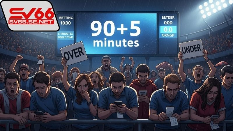 Chiến thuật cược số phút bù giờ hiệu quả